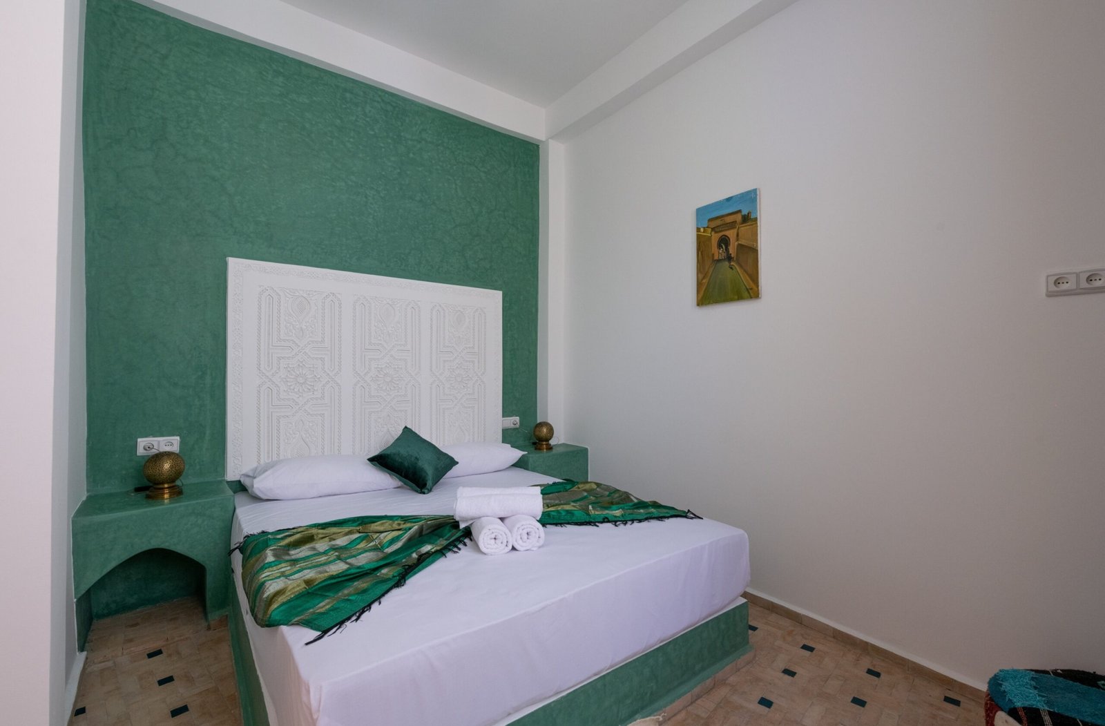 Atlas Room with Moroccan décor at Riad Sultana Tangier