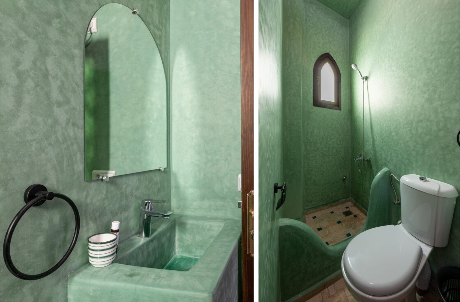 Mountain-inspired guest room Tangier Medina