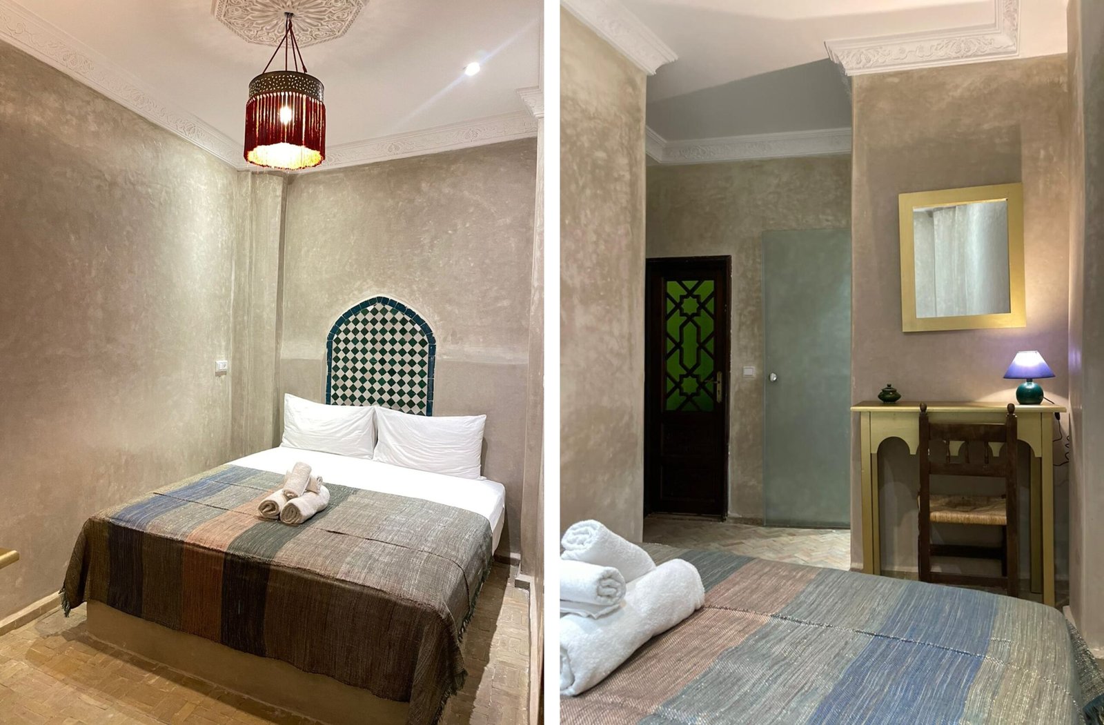 Ourika room Moroccan design at Riad Sultana Tangier