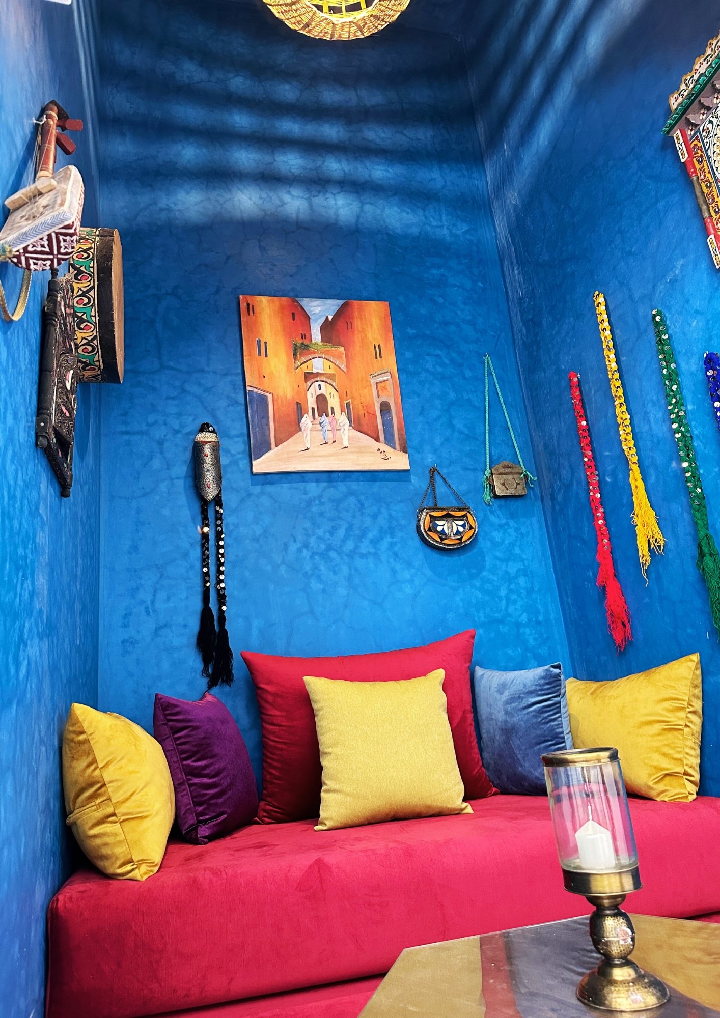 Elegant Moroccan room at Riad Sultana Tangier
