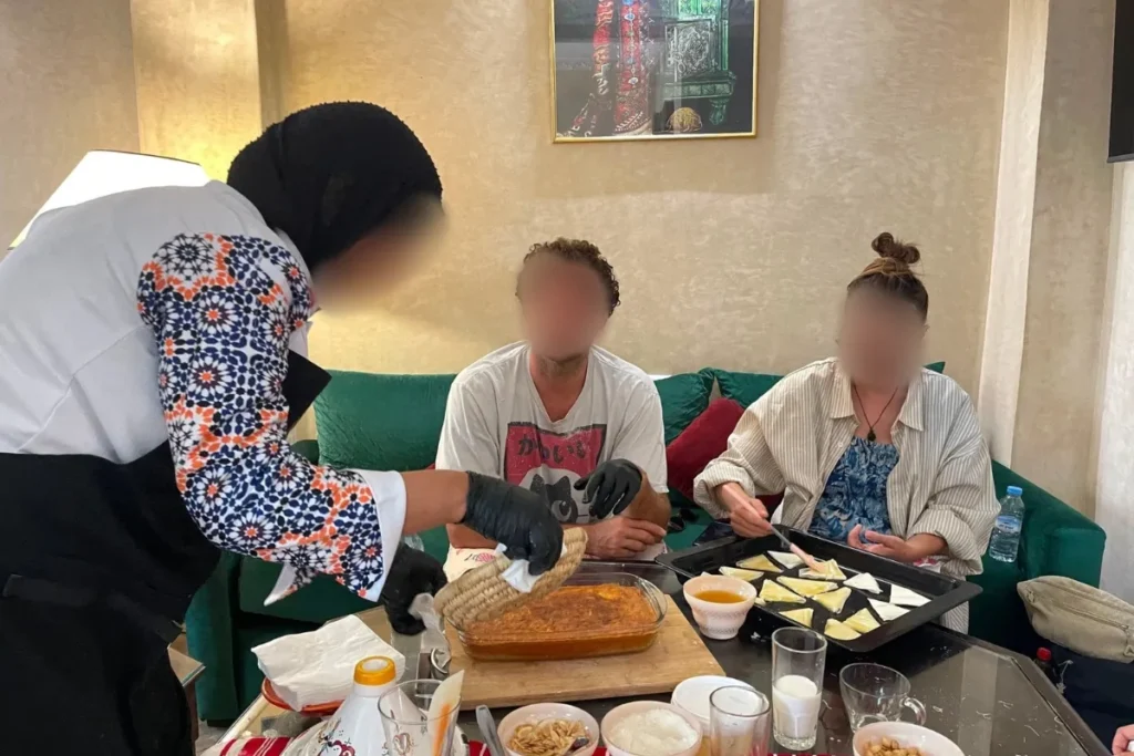 Moroccan Pastry Class in Tangier: Halawiyat Arabia 3 Halawiyat arabia cooking class tangier 8